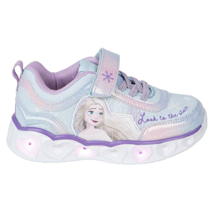 Cerdá Zapatillas Deportivas Frozen con Luces y Suela Ligera Eva - Talla 31 - Purple