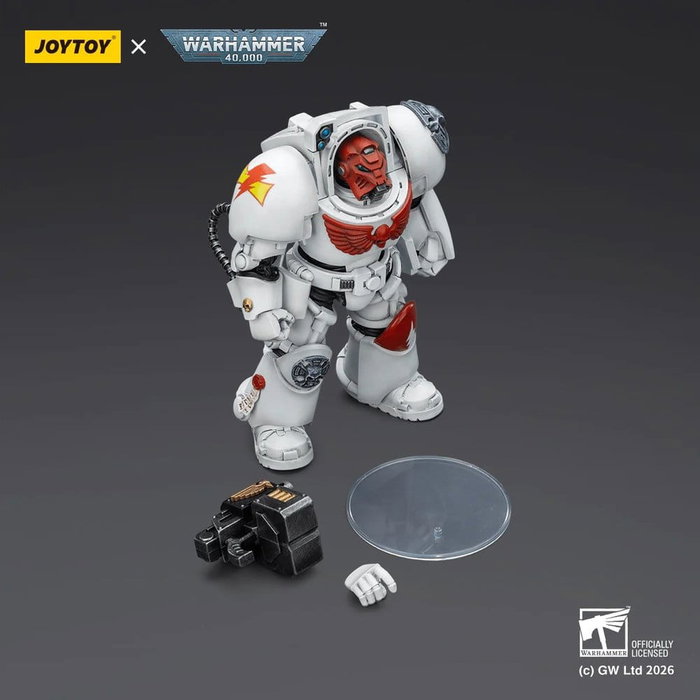 Joy Toy (CN) Warhammer 40,000 White Scars Terminator 2 con Power Fist y Storm Bolter