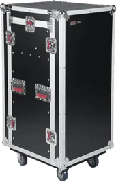 GATOR Rack Flightcase 19 pulgadas GTOUR 10 x 16 unidades con ruedas