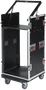 GATOR Rack Flightcase 19 pulgadas GTOUR 10 x 16 unidades con ruedas