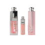 Dior Addict Lip Glow Estuche de 3 piezas - Bálsamo Labial Hidratante con Color y Brillo Natural, Pack con #001 Pink, 6 horas de brillo
