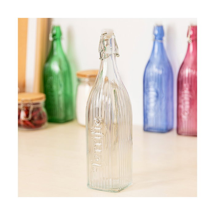 Quid Botella con Tapón Vidrio Viba 1 L