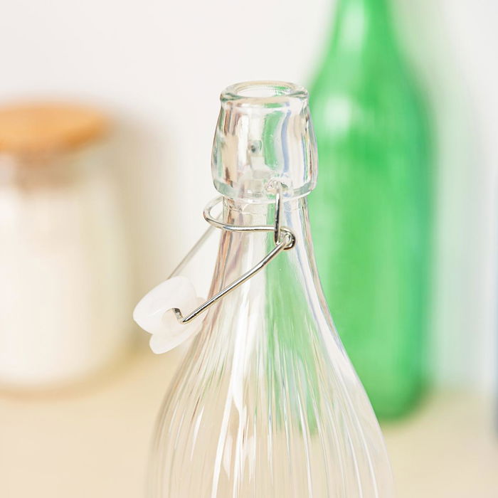 Botella con Tapón Vidrio Viba Quid 1 L Botella con Tapón Vidrio Viba Quid 1 L