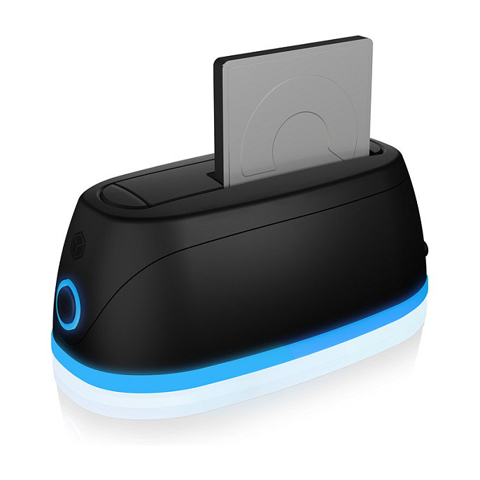 ICY BOX IB-1124L-C3 Docking Station para Discos Duros/SSD SATA de 2.5" y 3.5" - USB 3.2 Gen 1 (5 Gbit/s) - Hot Swap, Plug & Play - Color Negro