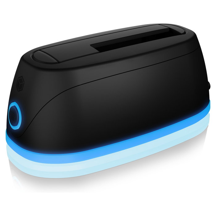 ICY BOX IB-1124L-C3 Docking Station para Discos Duros/SSD SATA de 2.5" y 3.5" - USB 3.2 Gen 1 (5 Gbit/s) - Hot Swap, Plug & Play - Color Negro