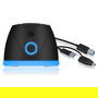 ICY BOX IB-1124L-C3 Docking Station para Discos Duros/SSD SATA de 2.5" y 3.5" - USB 3.2 Gen 1 (5 Gbit/s) - Hot Swap, Plug & Play - Color Negro