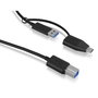 ICY BOX IB-1124L-C3 Dockingstation SATA 2.5 y 3.5 USB 3.2 Gen 1