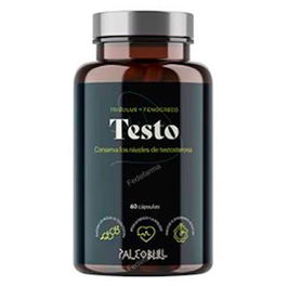 PALEOBULL Testo 60Cap. Suplemento para Niveles de Testosterona, Energía, Vitalidad y Rendimiento Deportivo con Zinc y Vitamina D3