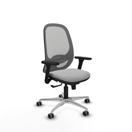 PIQUERAS Y CRESPO Silla de oficina Cilanco con mecanismo Sincro, Gris