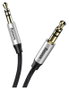 Baseus Yiven AUX miniJack 3,5 mm 1m negro y plata