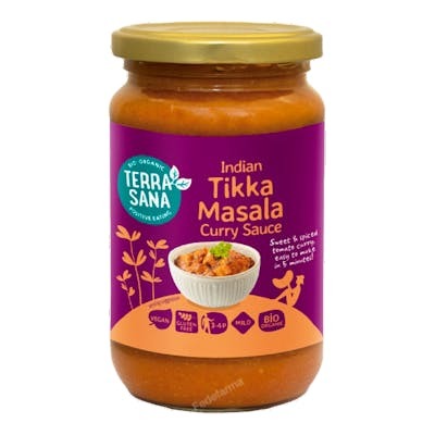 TERRASANA Salsa Curry Tikka Masala BIO Vegana 350 g TERRASANA Salsa Curry Tikka Masala BIO Vegana 350 g