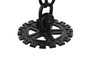 DKD Home Decor Reloj Sobremesa Loft Negro Plateado Metal Cristal 18 x 17 x 33 cm