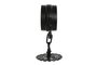 DKD Home Decor Reloj Sobremesa Loft Negro Plateado Metal Cristal 18 x 17 x 33 cm