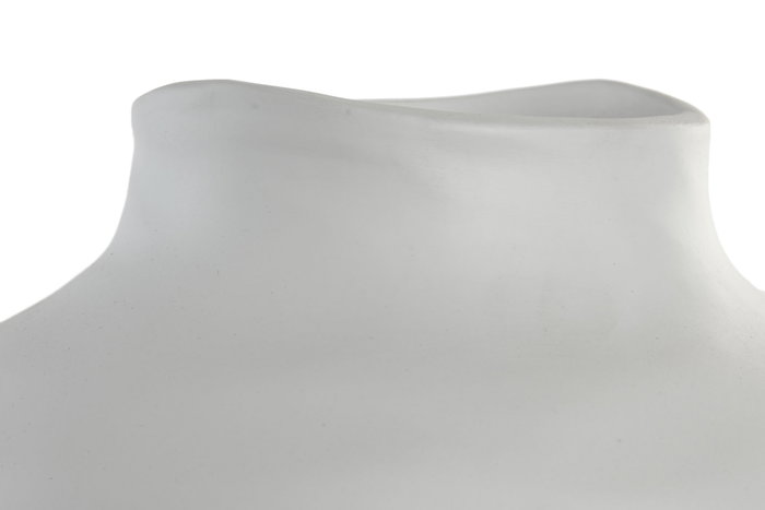 DKD Home Decor Jarrón de Gres Orgánico Artesanal Crudo 27x27x41 cm
