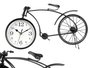 GIFTDECOR Reloj de Forja con Forma de Bicicleta, Negro, 20 cm Alto (Set de 4)