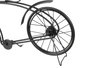 GIFTDECOR Reloj de Forja con Forma de Bicicleta, Negro, 20 cm Alto (Set de 4)