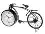 GIFTDECOR Reloj de Forja con Forma de Bicicleta, Negro, 20 cm Alto (Set de 4)