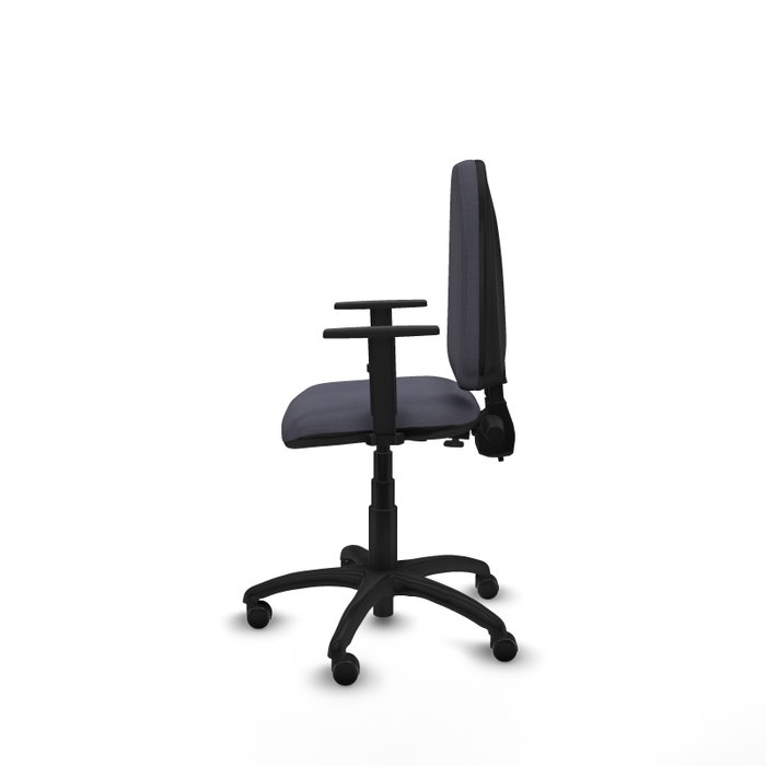 PIQUERAS Y CRESPO Silla de oficina Aýna Gris oscuro con brazos 1D