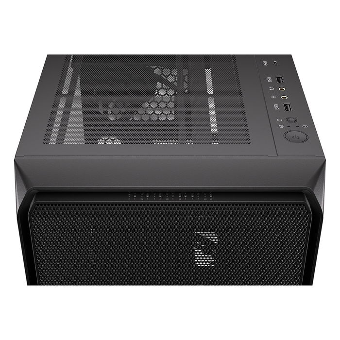 Endorfy Torre Midi EY2A010 Negra Vidrio Templado para Gaming