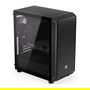 Endorfy Torre Midi EY2A010 Negra Vidrio Templado para Gaming