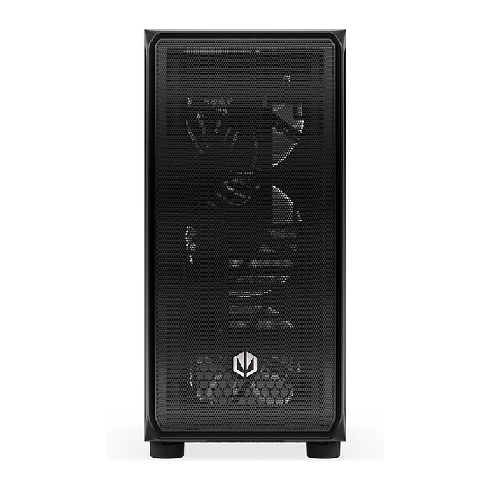 Endorfy Torre Midi EY2A010 Negra Vidrio Templado para Gaming