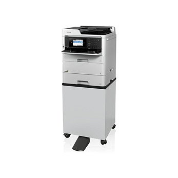 Epson 7112285 Gabinete Inferior para WF-C5xxx, WF-M5xxx, EM-/EP-C800 Series, WorkForce Pro, Negro/Blanco, Montaje en Piso