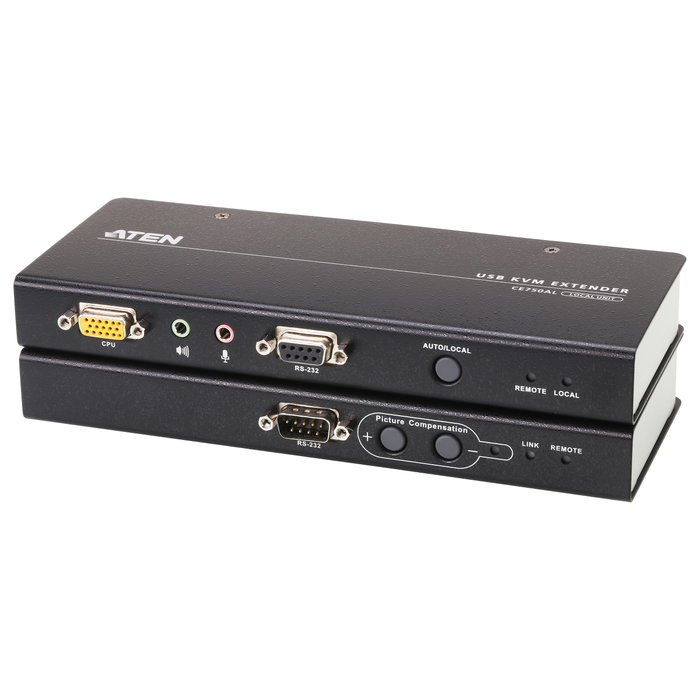 ATEN CE750A Extensor KVM Transmisor y Receptor USB VGA Cat5 ATEN CE750A Extensor KVM Transmisor y Receptor USB VGA Cat5