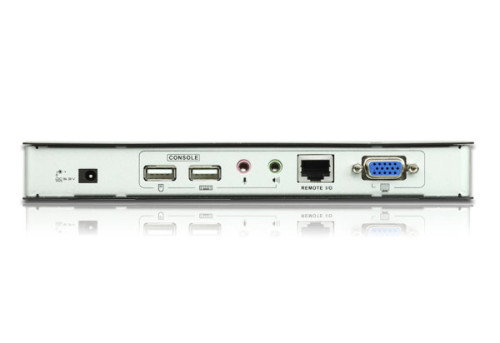 ATEN CE750A Extensor KVM Transmisor y Receptor - Extensión VGA y USB para Teclado/Ratón hasta 200 Metros por Cable Cat5, 1920x1200