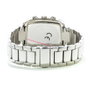 Chronotech CT7159-01M con esfera blanca y correa plateada
