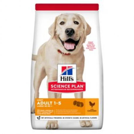Hill's Pienso para Perro Adulto Light Large Sabor Pollo 14 kg Hill's Pienso para Perro Adulto Light Large Sabor Pollo 14 kg
