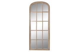 DKD Home Decor Espejo Ventana de Paulownia y Cristal 70,5x4x170,5 cm