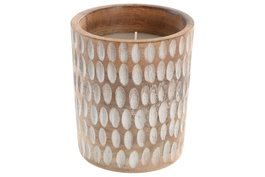 DKD Home Decor Vela Tropical Marron Claro Cera de soja 12x12x14 cm