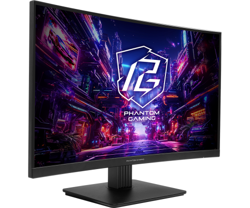 ASRock Phantom Gaming PG27QRT1B Monitor Curvo Quad HD 180Hz 27 pulgadas ASRock Phantom Gaming PG27QRT1B Monitor Curvo Quad HD 180Hz 27 pulgadas