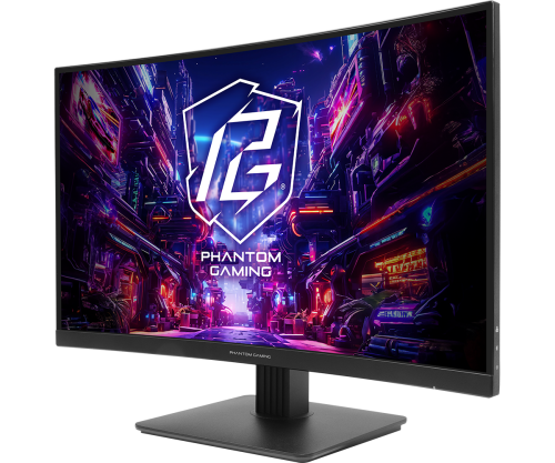 ASRock Phantom Gaming PG27QRT1B Monitor Curvo Quad HD 180Hz 27 pulgadas ASRock Phantom Gaming PG27QRT1B Monitor Curvo Quad HD 180Hz 27 pulgadas