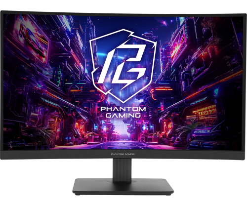 ASRock Phantom Gaming PG27QRT1B Monitor Curvo Quad HD 180Hz 27 pulgadas ASRock Phantom Gaming PG27QRT1B Monitor Curvo Quad HD 180Hz 27 pulgadas