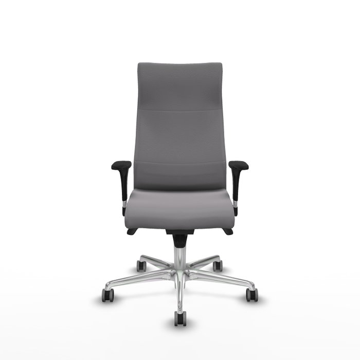 PIQUERAS Y CRESPO Sillón Albacete Gris con Mecanismo Sincro y Base de Aluminio PIQUERAS Y CRESPO Sillón Albacete Gris con Mecanismo Sincro y Base de Aluminio