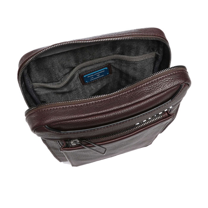 Piquadro Tallin Bolso bandolera de cuero Marrón Piquadro Tallin Bolso bandolera de cuero Marrón