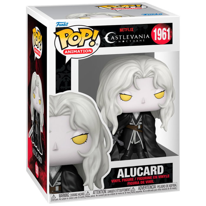 Funko Figura POP Alucard Castelvania Nocturno Vinilo 9cm Caja Regalo