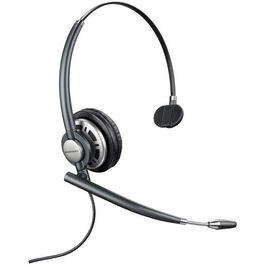Poly (Plantronics) Headset EncorePro HW710 Auriculares para Oficina con Estuche 8R708AA - Negro