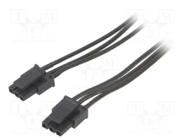ESPE Cable de alimentación hembra-hembra Micro-Fit 3.0, 0,6m