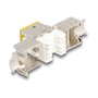 DeLOCK Módulo Keystone RJ45 hembra a LSA Cat.6A montaje sin herramientas amarillo Set 10 piezas