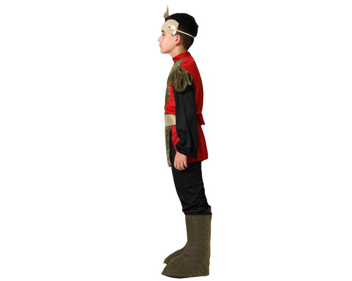 Disfraz Rey Medieval Niños Infantil Dorado Talla 5-6 Años 4 Piezas