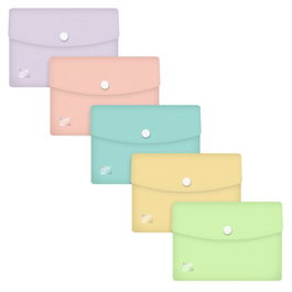 Dosier Sobre Oxford/Elba Urban Pp Translucido Broche A6 Pasteles Surtido (5 Col.) (Set de 50)