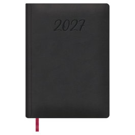 DOHE Agenda Anual Manaos Negro 170x240 mm con Tapa Acolchada
