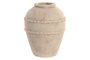 DKD Home Decor Jarrón de Resina Beige 20x20x25,5 cm (Pack de 2)