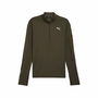 Sudadera sin Capucha Hombre Puma Flex 1/4 Zip Verde oscuro Atomized