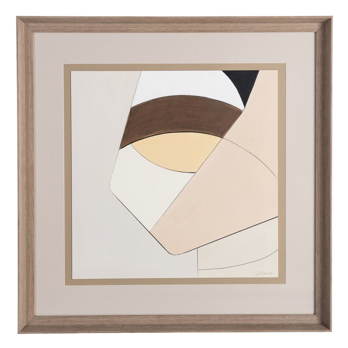 Ixia Cuadro Pintura Abstracto 2/M 80 x 80 cm