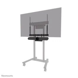 Neomounts AV60-500BL Soporte Kit Barra Videoconferencia y Estante para Portátil Universal, VESA 200x200 a 800x600 mm, Peso Máx. 8 kg, para Pantallas de 43" a 110"