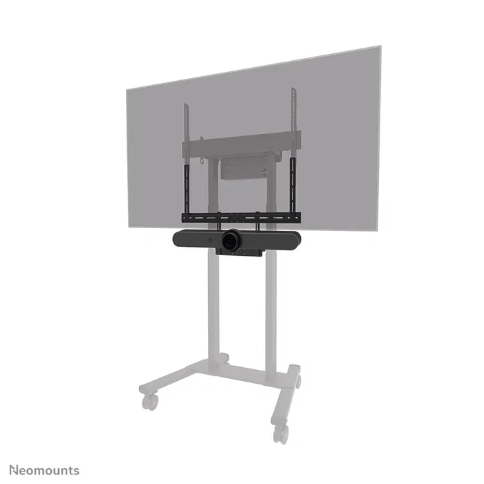 Neomounts AV60-500BL Soporte Kit Barra Videoconferencia y Estante para Portátil Universal, VESA 200x200 a 800x600 mm, Peso Máx. 8 kg, para Pantallas de 43" a 110"
