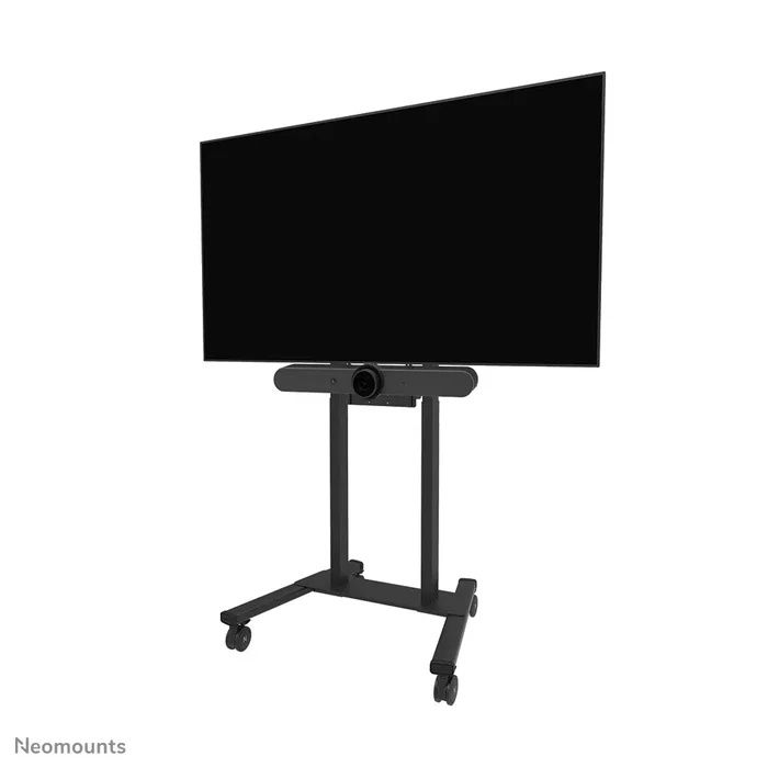 Neomounts AV60-500BL Soporte Kit Barra Videoconferencia y Estante para Portátil Universal, VESA 200x200 a 800x600 mm, Peso Máx. 8 kg, para Pantallas de 43" a 110"